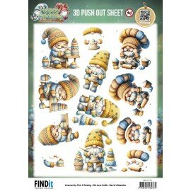 SB11136 3D Pushout Sheet - Berries Beauties - Happy Gnomes - The Tiny Baker