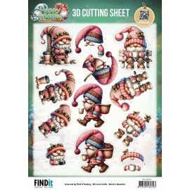 CD12479 3D Cutting Sheet - Berries Beauties - Happy Gnomes - Coffee & Clicks