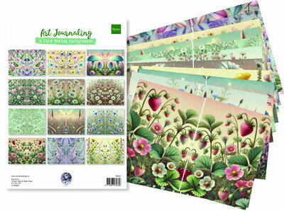 FB2503 Marianne Design - Art Journaling Set - by Fairybells A4 12 vel