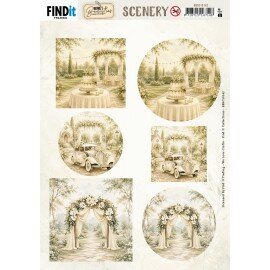 BBSC10142 Find It Collection - Scenery Push Out - Wedding Elegance
