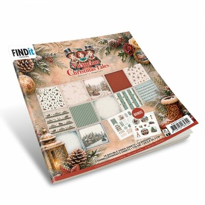 BBPP10045 Paperpack - Berries Beauties - Victorian Christmas Tales 20 x 20 cm