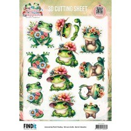 CD12493 3D Cutting Sheet - Berries Beauties - Joyful Hoppers - Bouquet Of Joy