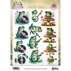 CD12491 3D Cutting Sheet - Berries Beauties - Joyful Hoppers - Hopping Harmony