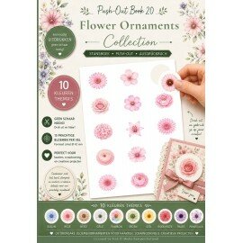 BBPOS10020 Push-Out Book 20 - Flower Ornaments Collection