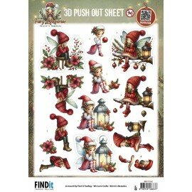 SB11152 3D Pushout Sheet - Berries Beauties - Fairy Christmas - A Little Sad