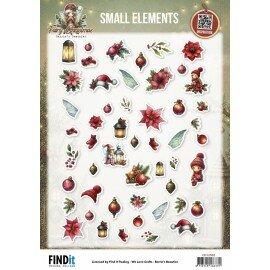 CD12502 Cutting Sheet - Berries Beauties - Fairy Christmas - Small Elements