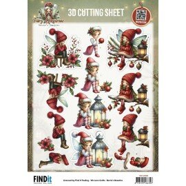 CD12500 3D Cutting Sheet - Berries Beauties - Fairy Christmas - A Little Sad