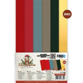 BB-4K-10040 Linen Cardstock Pack - Berries Beauties - Fairy Christmas - 4K