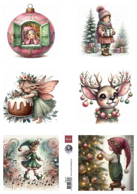 Marianne Design / Fairybells Knipvel Enchanted Christmas A4