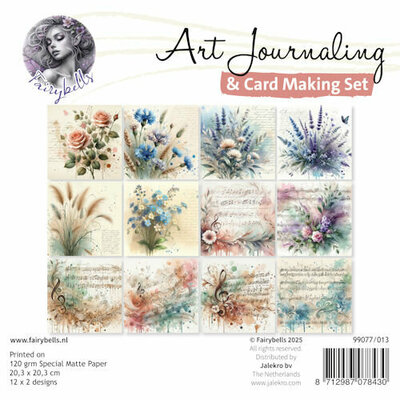 Fairybells Art Journaling & Card Making Set Vlinders, Elfjes en Muziek