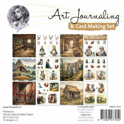 Fairybells Art Journaling & Card Making Set Boerderij
