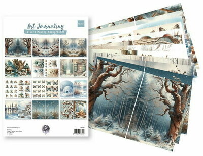 Marianne Design / Fairybells Art Journaling Winter Set - by Fairybells A4 12 vel