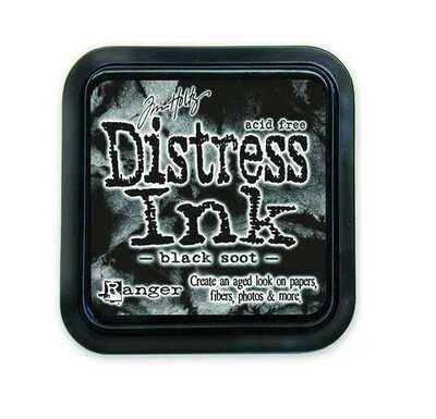 Ranger Distress Ink pad - Black Soot