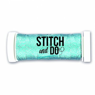 Turquoise Sparkles Thread Stitch and Do - 120 meter