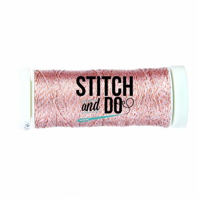Silver-Copper Sparkles Thread Stitch and Do - 120 meter