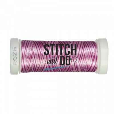 Roze Gemêleerd Garen Stitch & Do - 200 meter
