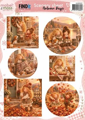 Uitdrukvel - Mabel & Moss - Autumn Days - Scenery Sheet