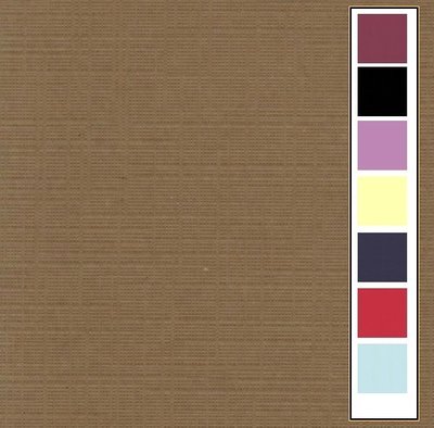 12 Card Deco Linnen 135x270mm 10 vel Koffiebruin 240grm