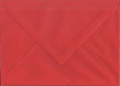 Enveloppen C6(114x162mm) 10 stuks Kerstrood (100gr.)