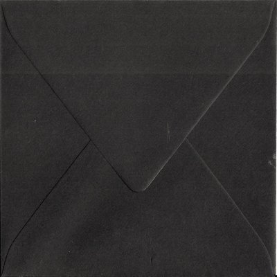 Enveloppen vierkant 14x14 10 stuks Zwart (120gr.)