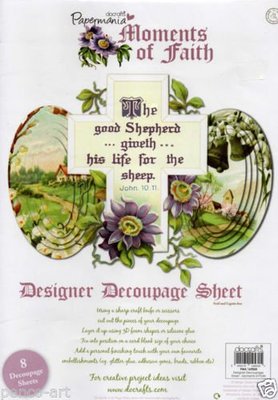 Do Crafts - Papermania - Designer Decoupage Sheet - Moments of Faith