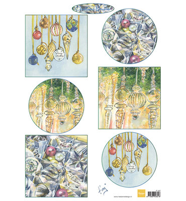 IT597 – Knipvel – Marianne Design – Tiny's Christmas baubles