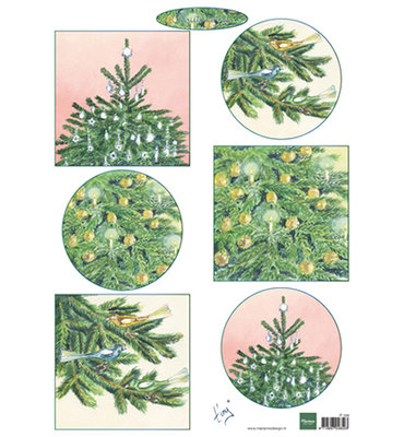 IT598 – Knipvel – Marianne Design – Tiny's Christmas trees