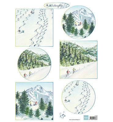 IT600 – Knipvel – Marianne Design – Tiny's Winterlandschapjes 2
