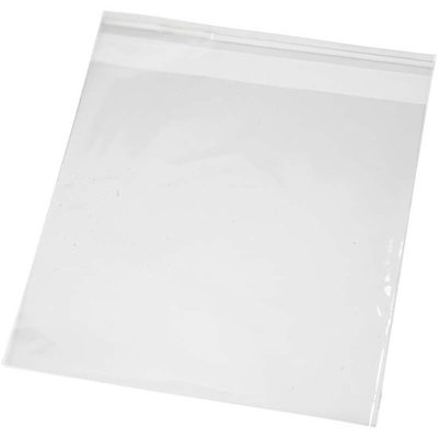 Zakjes 315 bij  309mm+ klep met kleefstrip opp 30 micron 50 stuks