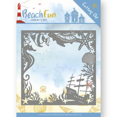 JAD10038 - Dies - Jeanine's Art - Beach Fun - Beach Frame