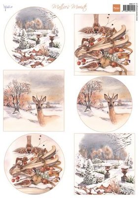 MB0177 Marianne Design – 3D Knipvel – Mattie's mooiste Winter 1 21 x 29,7 cm