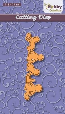 Nellies Choice Hobby solution Die Children spelende baby's HSFD036 118x35 mm