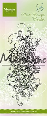 Marianne D Clear Stamps Tiny's border - Boeket TC0872 132x57mm