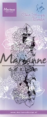 Marianne D Clear Stamps Tiny's border - Hortensia TC0871 133x51,5mm