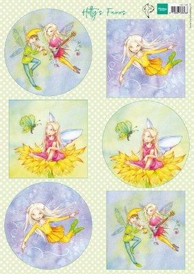 Marianne Design Knipvel Hetty's Fairies HK1706 A4
