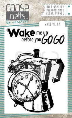 COOSA Crafts clearstamps A7 - Wake me Up A7 COC-069