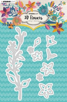 Studio Light Embossing Die Cut 3D Flower Dies nr. 181 STENCILSL181