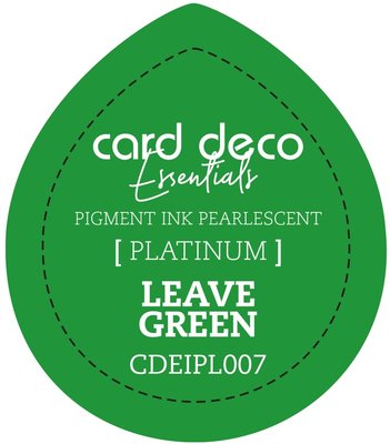 Card Deco Essentials Fast-Drying Pigment Ink Pearlescent Leave Green