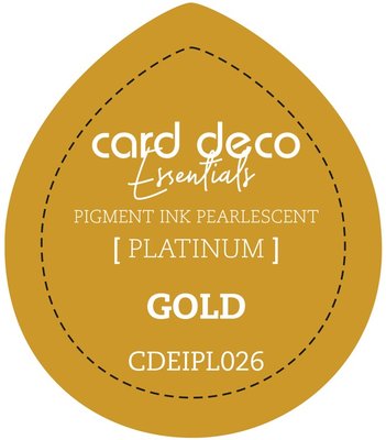 Card Deco Essentials Fast-Drying Pigment Ink Pearlescent Gold