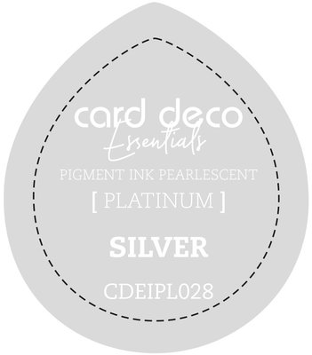 Card Deco Essentials Fast-Drying Pigment Ink Pearlescent Silver