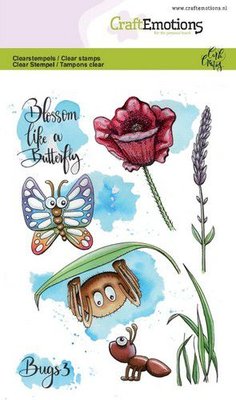 CraftEmotions clearstamps A6 - Bugs 3 Carla Creaties