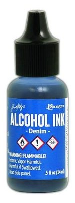 Ranger Alcohol Ink 15 ml - denim TIM22015 Tim Holz