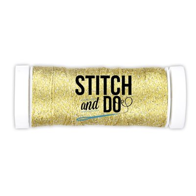 Yellow Gold Sparkles Thread Stitch and Do - 120 meter