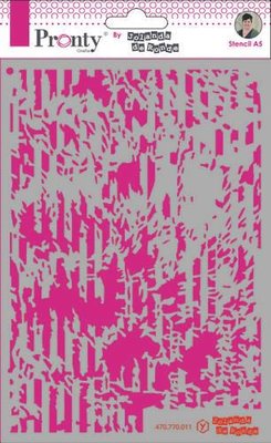 Pronty Mask stencil A5 Grunge Lines 470.770.011 by Jolanda